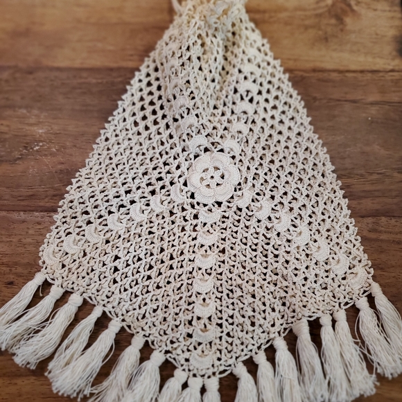 ** SOLD ** Antique/Victorian hand made crocheted bag - Bridal bag - Picture 8 of 8